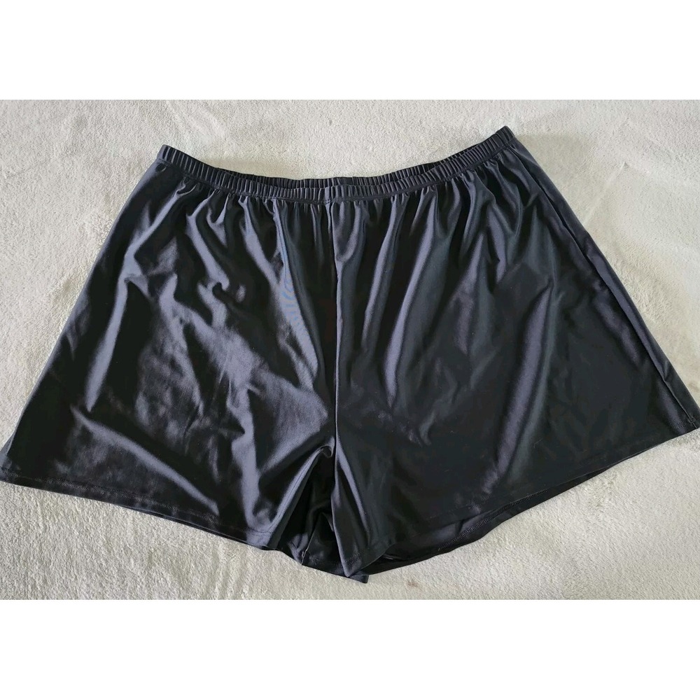 Swimsuits For Everyone Womens Swim Shorts‎ Swimsuit Bottom Size 22 Black